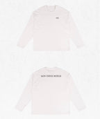 UNDERWATER White Thorn Ring Logo Print Long Sleeve Tee