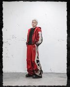 UNDERWATER Skeleton Patchwork Dirty Dye Sweatpants