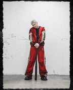UNDERWATER Skeleton Patchwork Dirty Dye Sweatpants