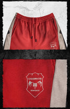 UNDERWATER Skeleton Patchwork Dirty Dye Sweatpants