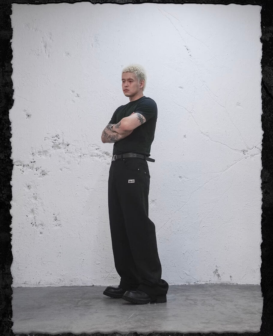 UNDERWATER Devil Embroidered Sweatpants