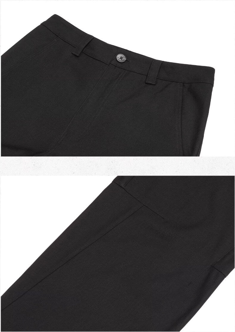 UNDERWATER Tailored Split Deconstructed Suit Pants