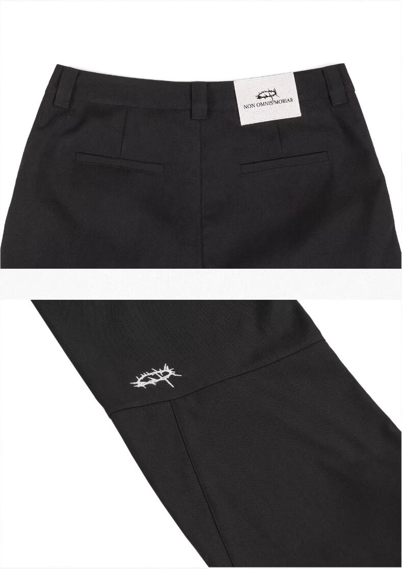UNDERWATER Tailored Split Deconstructed Suit Pants