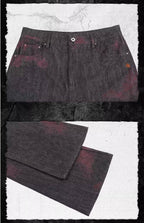 UNDERWATER Studded Denim Flared Jeans