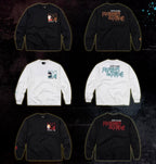 MEDM × Jujutsu Kaisen Big M Logo Character Print Embroidered Long Sleeve Tee