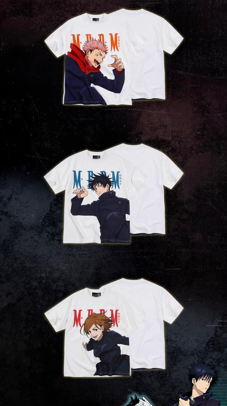MEDM × Jujutsu Kaisen Shibuya Incident Arc Character Print Tee