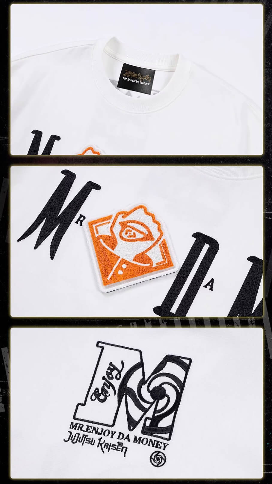 MEDM × Jujutsu Kaisen Character Icon Velcro Tee