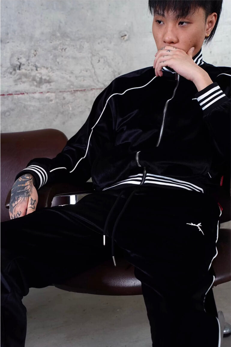 TGFCLUB PRIME KILLA Velvet Track Jacket