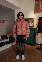 TGFCLUB Oversized Short Hooded Down Jacket
