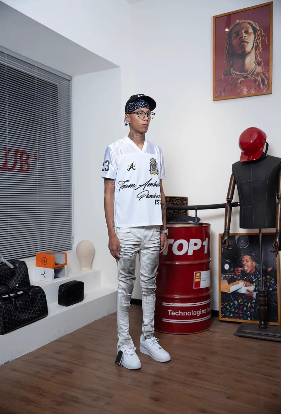 TGFCLUB 223 Patchwork Embroidered Soccer Jersey
