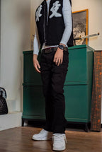 TGFCLUB Basic Slim Fit Flared Pants