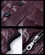 Night Lab Faux Fur Trim Hooded Down Vest