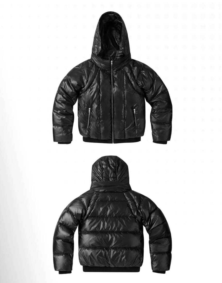 Night Lab Slim Fit Hooded Down Jacket