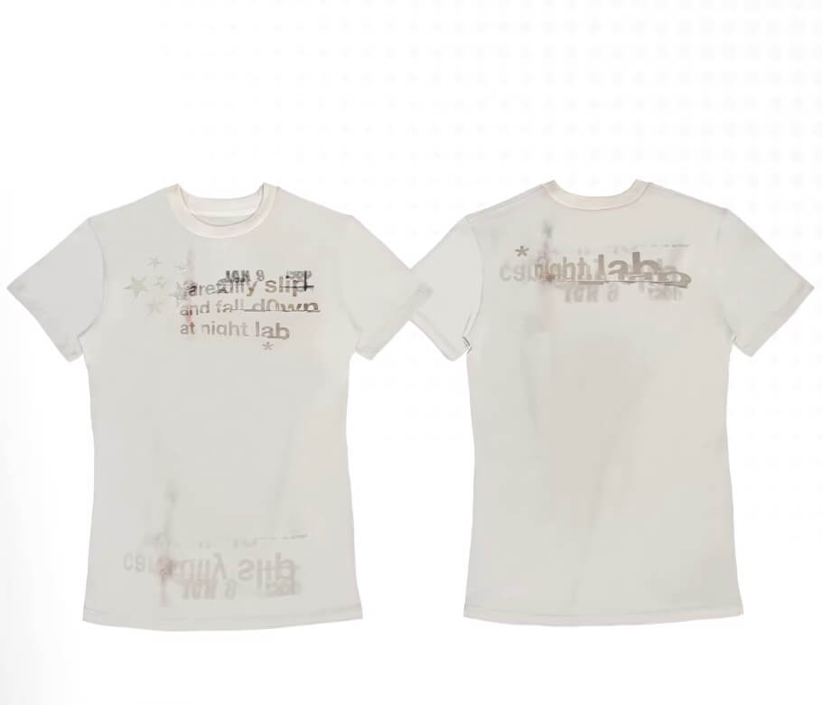 Night Lab Distorted Star Graphic Tee