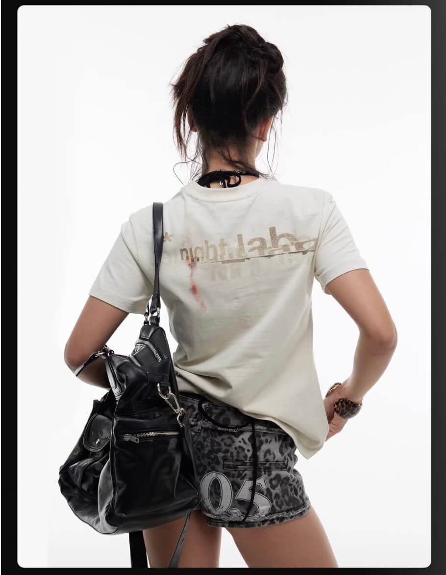 Night Lab Distorted Star Graphic Tee