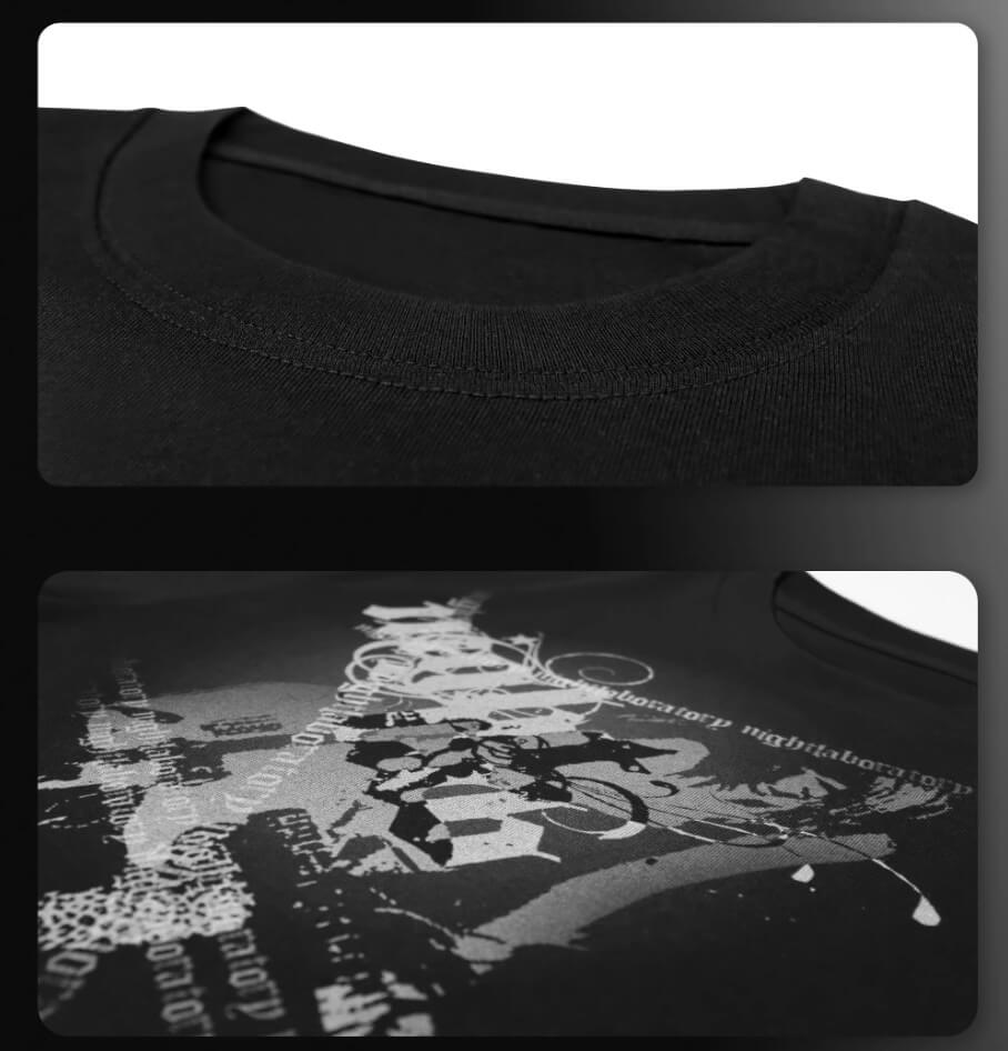 Night Lab Chain Rocker Portrait Graphic Tee