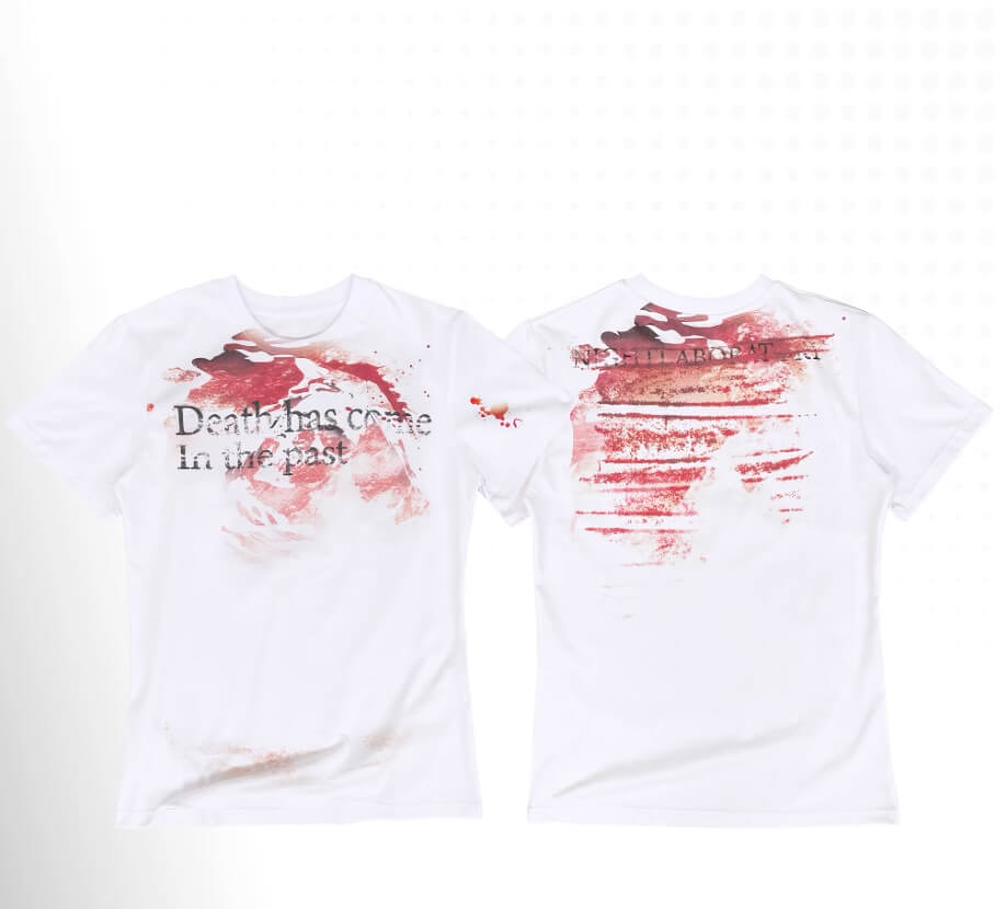 Night Lab Distorted Bloodstain Graphic Tee