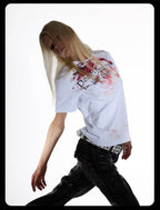 Night Lab Distorted Bloodstain Graphic Tee
