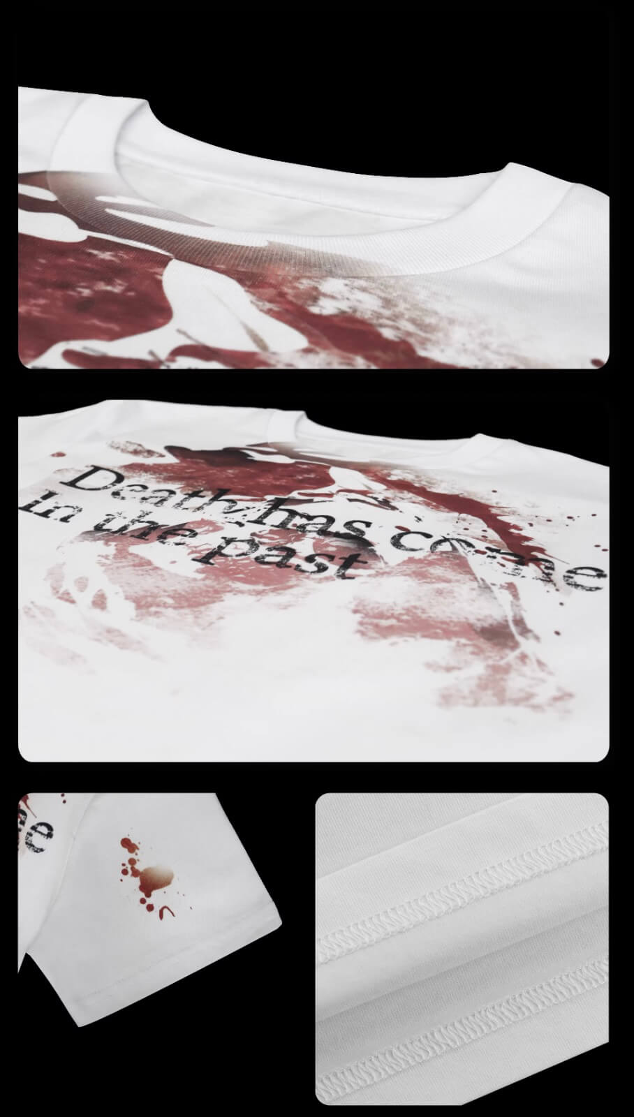 Night Lab Distorted Bloodstain Graphic Tee