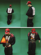 EVETS Black MA-1 Bomber Jacket