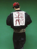 EVETS Black MA-1 Bomber Jacket