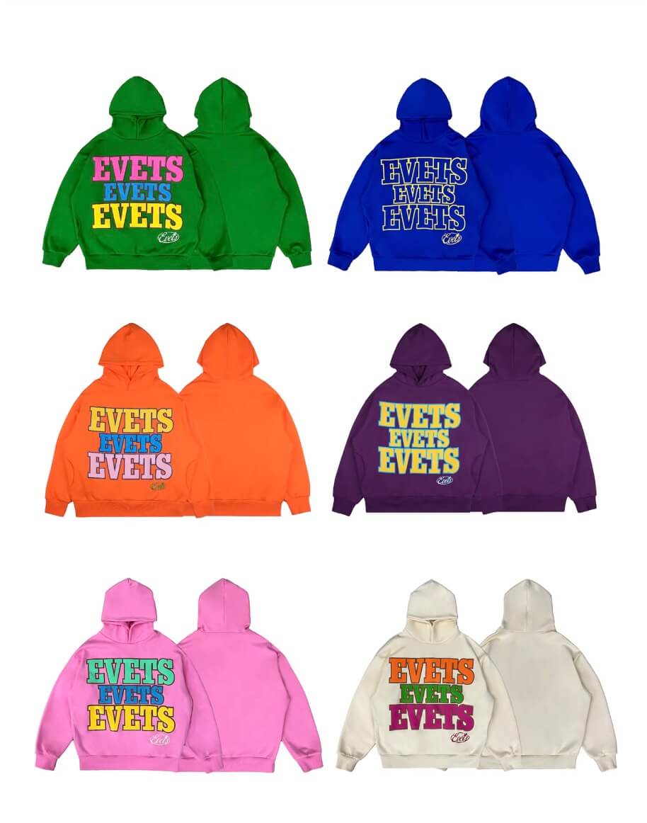 EVETS Foam Logo Graphic Hoodie