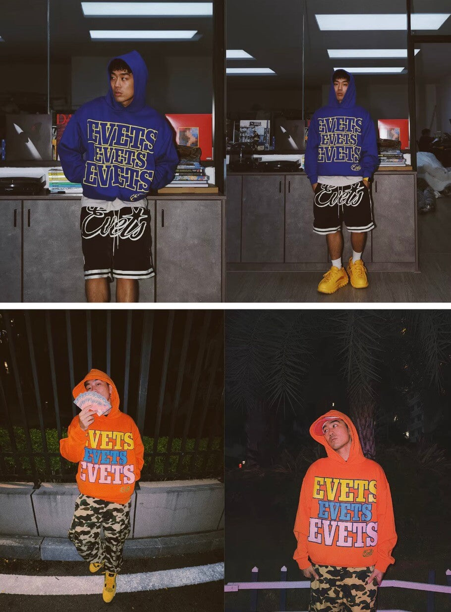 EVETS Foam Logo Graphic Hoodie