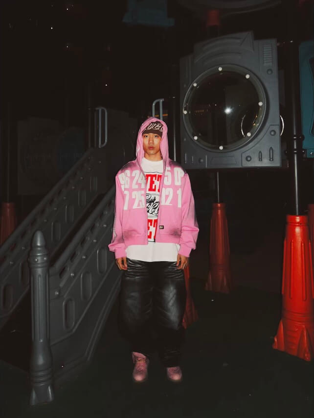 EVETS Old Dirty Graphic Zip Up Hoodie