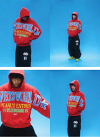 EVETS PEANUT ENTHUS Foam Print Hoodie
