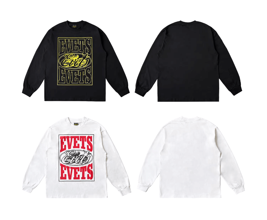 EVETS Graphic Logo Long Sleeve Tee