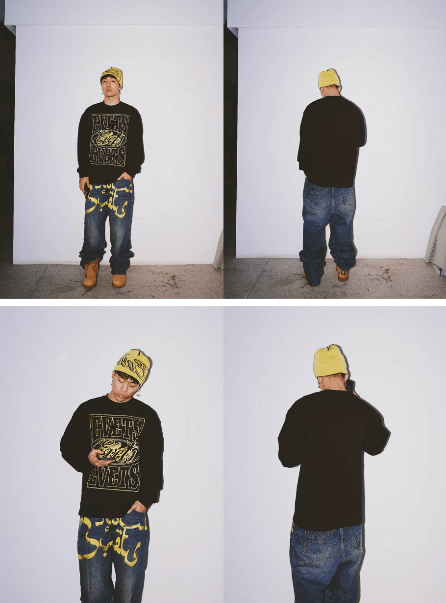 EVETS Graphic Logo Long Sleeve Tee