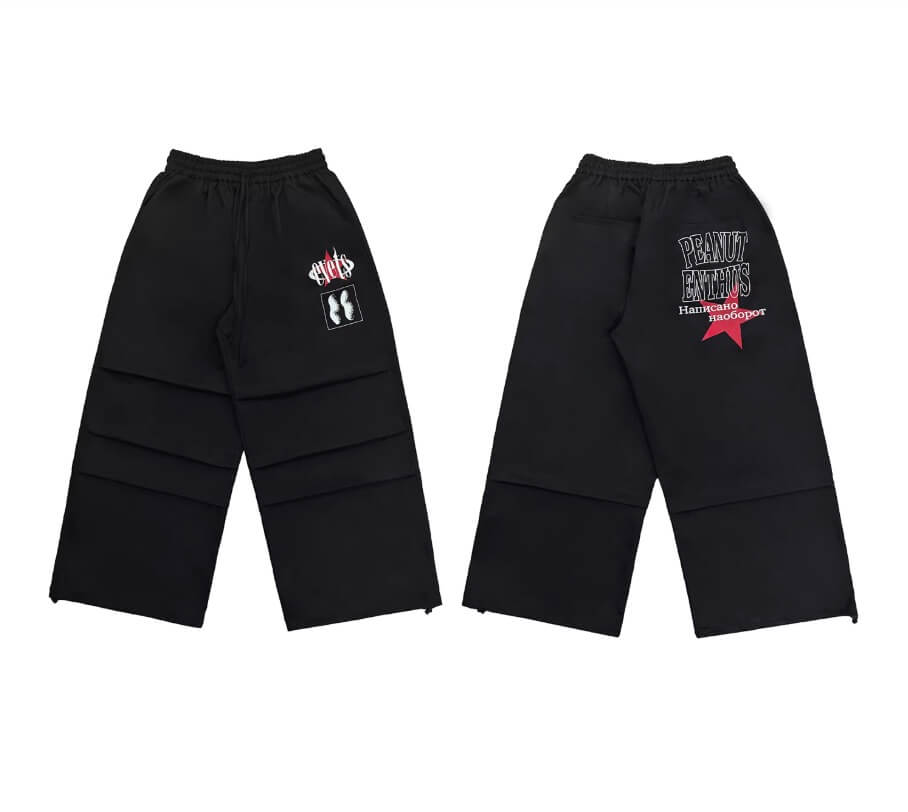 EVETS Pleated Baggy Paratrooper Pants