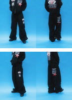 EVETS Pleated Baggy Paratrooper Pants
