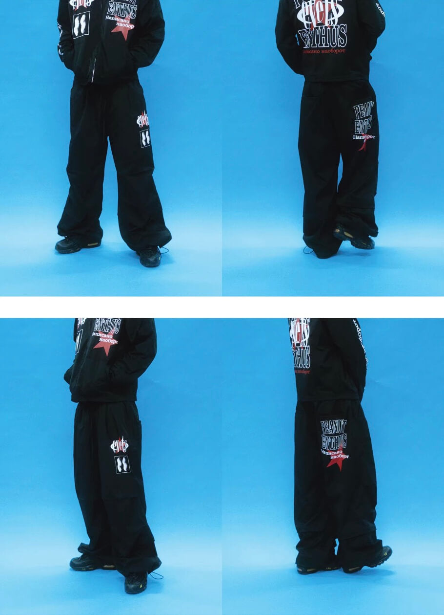 EVETS Pleated Baggy Paratrooper Pants
