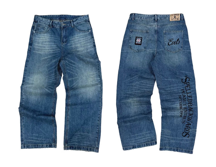 EVETS Vintage Blue Wash Jeans