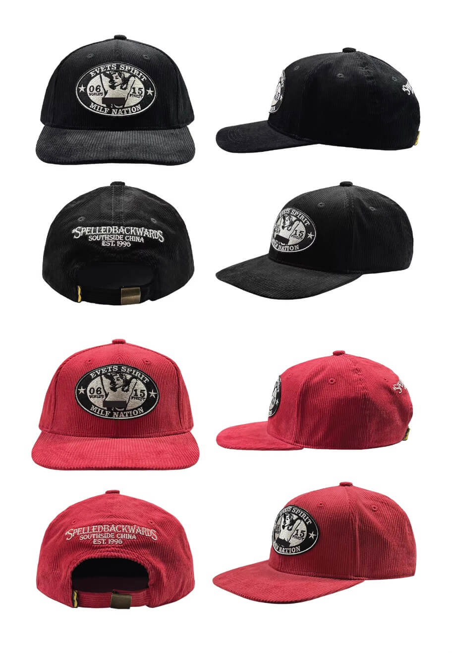 EVETS Corduroy Patch Trucker Hat
