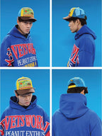 EVETS World Patchwork Multicolor Trucker Hat