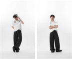 JHYQ Lyocell Double Pleated Suit Pants