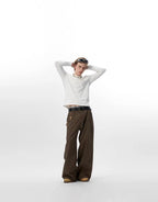JHYQ 3D Cut Vintage Washed Work Pants