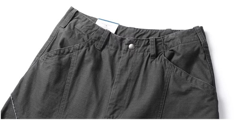 JHYQ Distressed Multi Pocket Baggy Cargo Pants