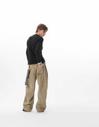 JHYQ Pleated Machete Baggy Work Pants