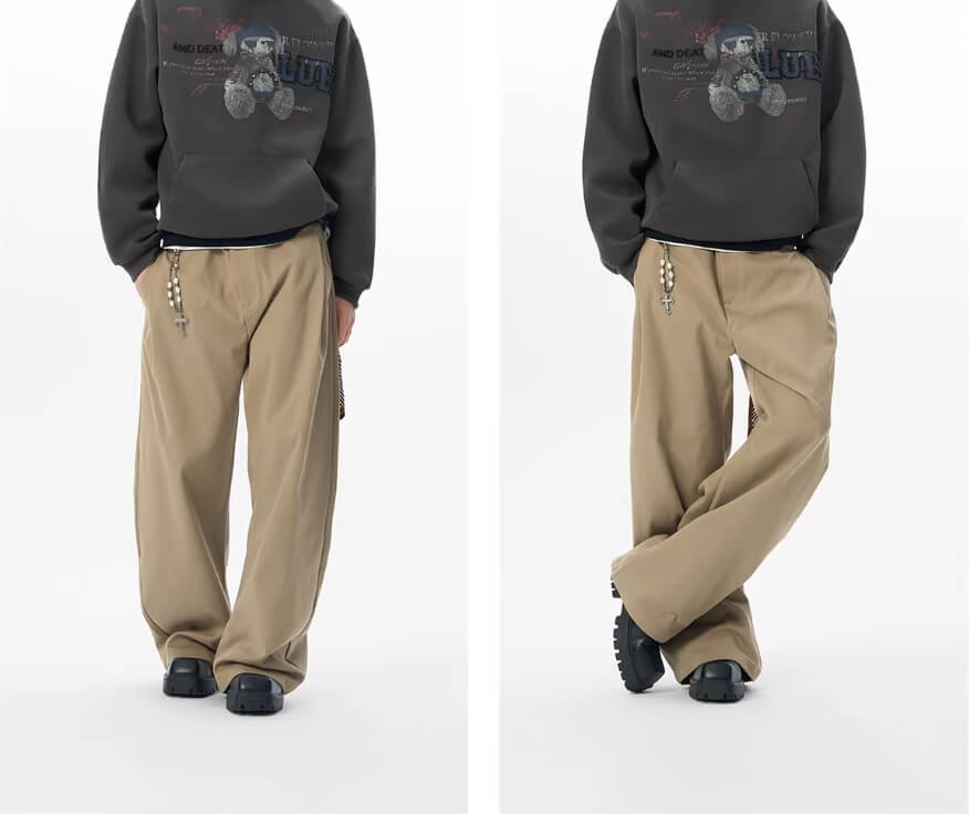 JHYQ Pleated Machete Baggy Work Pants