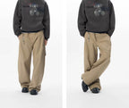 JHYQ Pleated Machete Baggy Work Pants