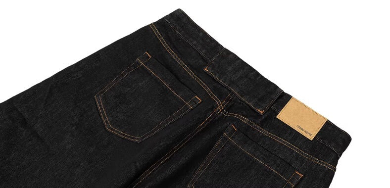 JHYQ Black Machete Baggy Jeans