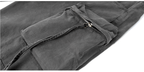 JHYQ Large Multi Pocket Washed Baggy Cargo Pants