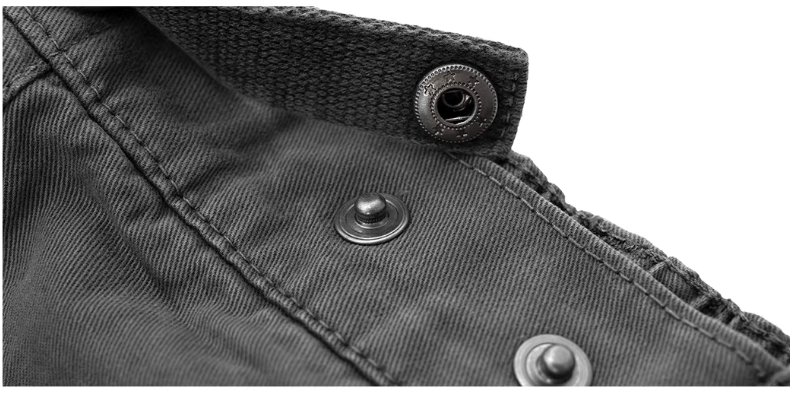 JHYQ Large Multi Pocket Washed Baggy Cargo Pants