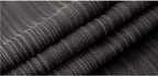 JHYQ Pinstripe Pleated Baggy Jeans