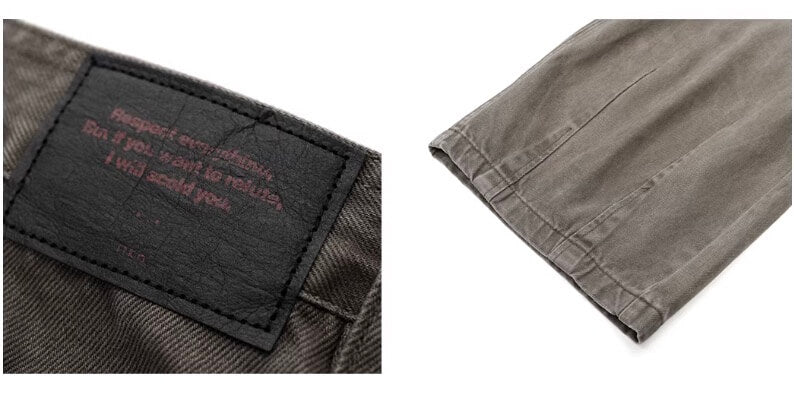JHYQ Washed 3D Seam Baggy Work Jeans