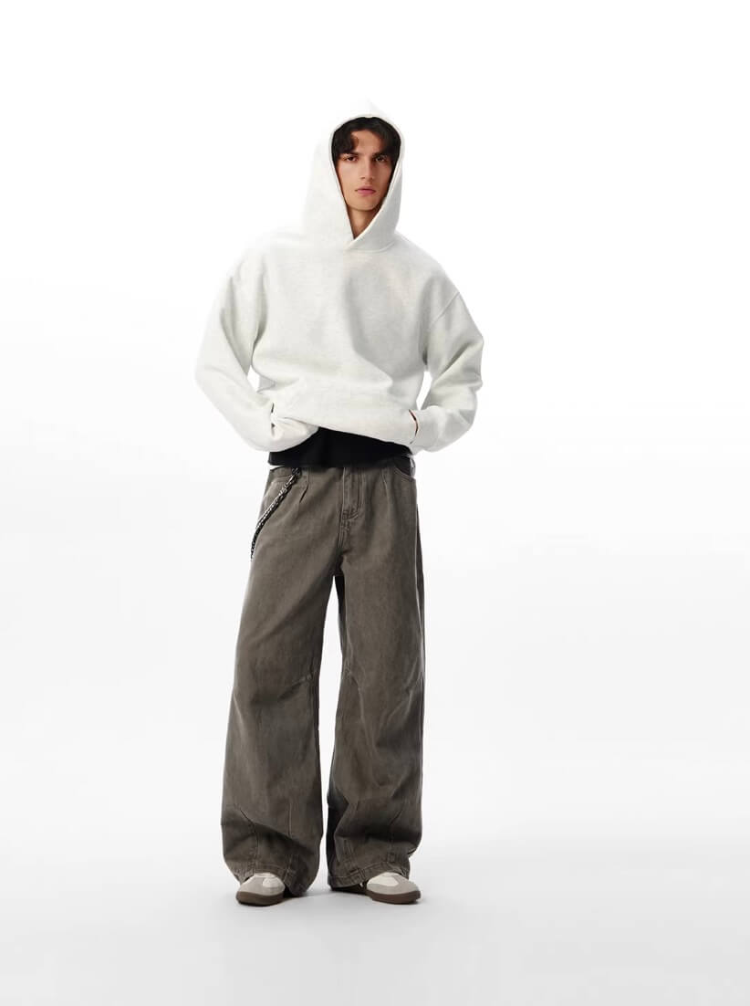 JHYQ Washed 3D Seam Baggy Work Jeans