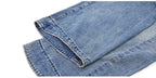 JHYQ Vintage Washed Patchwork Baggy Jeans